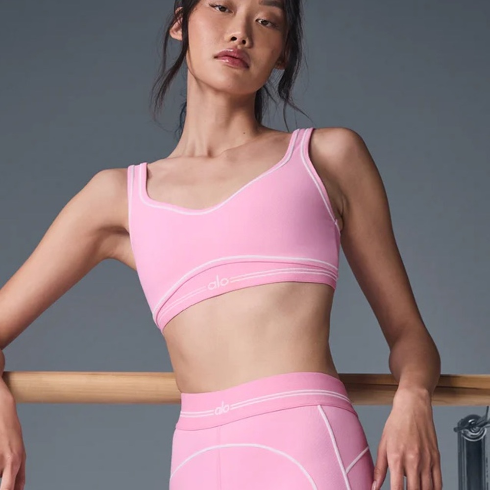 ALO Yoga Pink Sports Bra